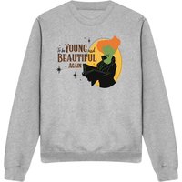 Hocus Pocus Winifred & Beautiful Again Sweatshirt Light Grey
