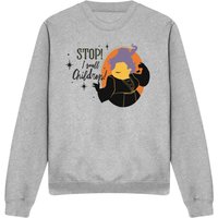 Hocus Pocus Stop I Smell Mary Sanderson Sweatshirt Light Grey