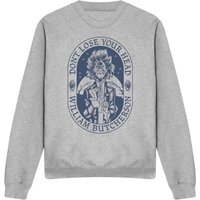 Hocus Pocus Dont Lose Your Head William Butcherson Sweatshirt Light Grey