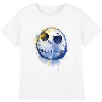 The Nightmare Before Christmas Painted Jack Skellington Kids T-Shirt White | Size: 3-4 Years