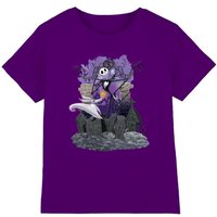 The Nightmare Before Christmas Jack Skellington Graves Kids T-Shirt Purple | Size: 3-4 Years