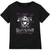The Nightmare Before Christmas Jack This Is Halloween Kids T-Shirt Black | Size: 7-8 Years