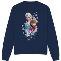 Elsa & Anna Snowflake Portrait Sweatshirt