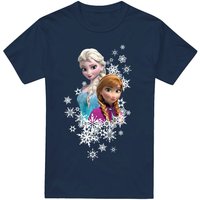 Elsa & Anna Snowflake Portrait T Shirt