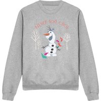 Olaf Never Too Cool Sweatshirt Light Grey