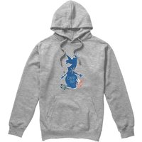 Chill Out Olaf Silhouette Hoodie Light Grey