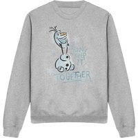 Olaf Trying To Keep It Together Sweatshirt Light Grey