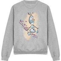 Fire It Up Olaf & Bruni Fire Spirit Sweatshirt Light Grey
