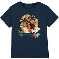 Disney Moana Sitting Sunset kids t-shirt in Navy | Size: 12-13 Years