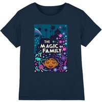 Disney Encanto The Magic Of Family kids t-shirt in Navy | Size: 3-4 Years