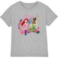 Ariel & Tiana Friends Are Magic T Shirt Light Grey