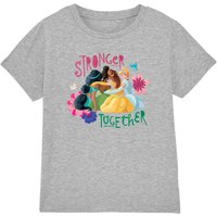Stronger Together Jasmine Tiana Belle T Shirt Light Grey