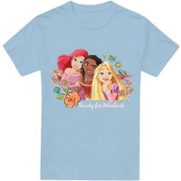 Ariel Rapunzel Ready Whatever T Shirt Light Blue