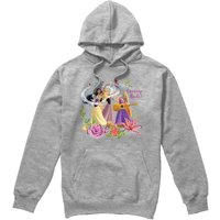 Snow White Pocahontas Sleeping Beauty Hoodie Light Grey