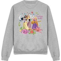 Snow White Pocahontas Sleeping Beauty Sweatshirt Light Grey