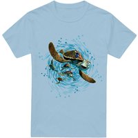 Finding Nemo Crush Ride Wave T Shirt Light Blue