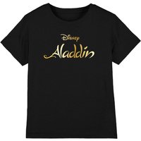 Aladdin Logo Kids T-Shirt Black | Size: 12-13 Years