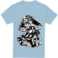 Belle Dance Black White T Shirt Light Blue