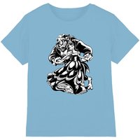 Disney Beauty & the Beast Beast Belle Dance Black White kids t-shirt in Light Blue | Size: 7-8 Years