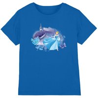 Disney Cinderella The Staircase kids t-shirt in Royal | Size: 7-8 Years