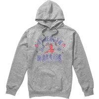Mulan Strength Warrior Hoodie Light Grey