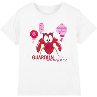 Disney Girl's Mulan Mushu Guardian Dragon T-Shirt White | Size: 3-4 Years