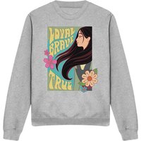 Mulan Loyal Brave True Profile Sweatshirt Light Grey