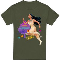 Pocahontas Natural Explorer T Shirt Dark Green