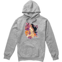 Pocahontas Flowers Hoodie Light Grey
