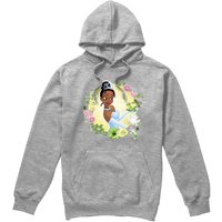 Princess & Frog Tiana & Prince Naveen Hoodie Light Grey