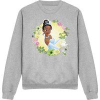 Princess & Frog Tiana & Prince Naveen Sweatshirt Light Grey