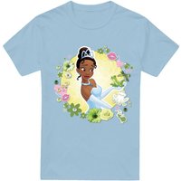 Princess & Frog Tiana & Prince Naveen T Shirt Light Blue