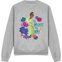 Princess & Frog Tiana My Dreams My Way Sweatshirt Light Grey