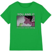 Disney The Princess & The Frog Tiana A Risk Worth Taking kids t-shirt in Dark Green | Size: 12-13 Years