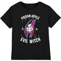 Snow White Girl's Poison Apple, Evil Witch Est. 1938 T-Shirt Black | Size: 5-6 Years