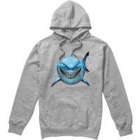 Finding Nemo Bruce Shark Smile Hoodie Light Grey