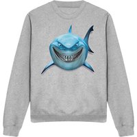 Finding Nemo Bruce Shark Smile Sweatshirt Light Grey