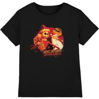The Nightmare Before Christmas Good Scares Towards All Kids T-Shirt Black | Size: 5-6 Years
