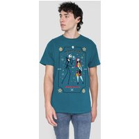 Scary Holidays Jack & Sally T Shirt Mid