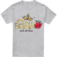 Fa La La & All That Christmas Sparkle T Shirt Grey