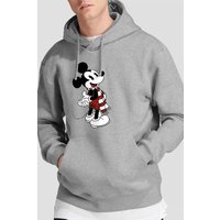 Christmas Scarf Hoodie Light Grey