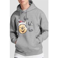 Ho Ho Ho Merry Christmas Hoodie Light Grey