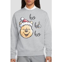 Ho Ho Ho Merry Christmas Sweatshirt Light Grey