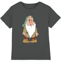 Snow White And The Seven Dwarfs, Sleepy Struggles Kids T-Shirt Charcoal | Size: 5-6 Years
