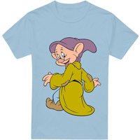 Seven Dwarfs Dopey Poses T Shirt Light Blue