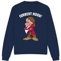 Snow White And The Seven Dwarfs, Current Mood, Grumpy Sweatshirt Navy | Size: Medium