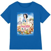 Disney Snow White Modern Movie Poster kids t-shirt in Royal | Size: 3-4 Years