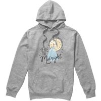 Years Eve Here Till Midnight Hoodie Light Grey