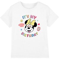 Minnie Mouse Girl's It'S My Birthday T-Shirt White | Size: 12-13 Years