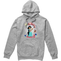 Birthday Princess Jasmine & Abu Hoodie Light Grey